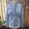 Bluse KR 44 in Blau| Weiß
