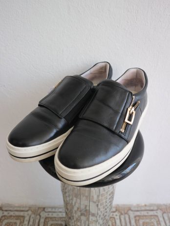 Schuhe Jones Größe 41 in Schwarz Leder