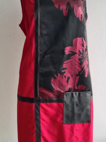 Kleid „Jones“ 38 in Rot/Schwarz