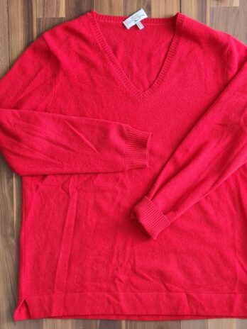 Pulli „Peter Hahn“ 42 in Rot 100% Cashmere