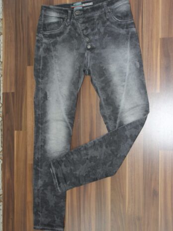 Jeans „Please“ Größe S in Grau Camouflage