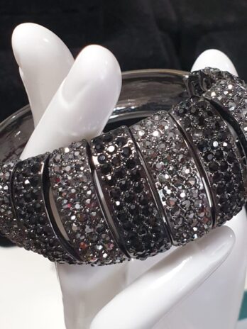Armband “ Bijou Brigitte “ in Schwarz/Silber