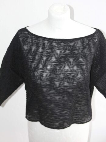 Shirt „Sisley“ Größe XS|S in Schwarz