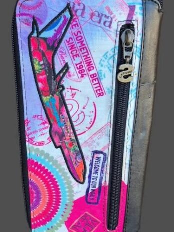 Geldbörse “ Desigual “ in Bunt gemustert/Textil Breite ca 24cm Höhe ca 12cm