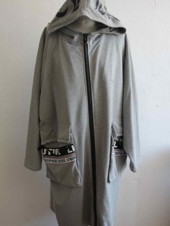 Sweaterjacke „Made in Italy“ Größe OS in Grau