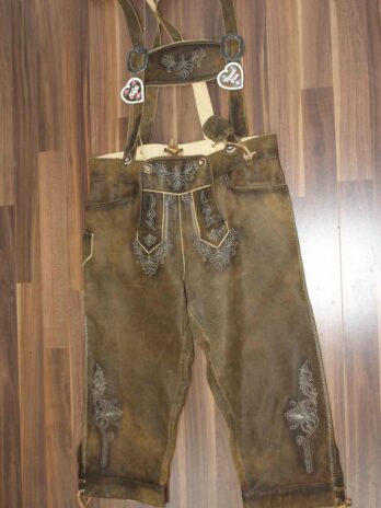 Trachtenlederhose „Alpin Deluxe“ Größe 40 in Braun NEU!
