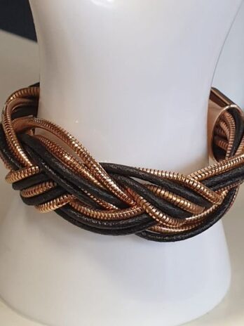 Armband “ Bijou Brigitte “ in Schwarz/Bronce