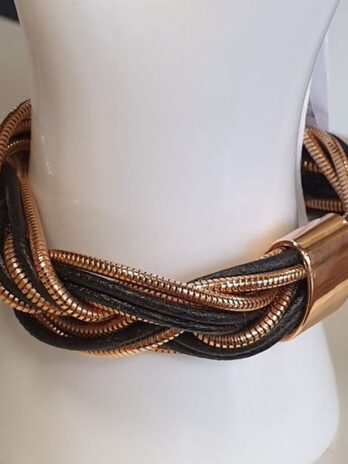 Armband “ Bijou Brigitte “ in Schwarz/Bronce