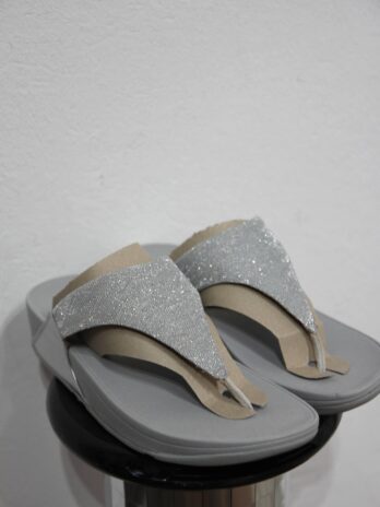 Flip-Flops “ Fitflops “ Größe 41 in Silber|Grau