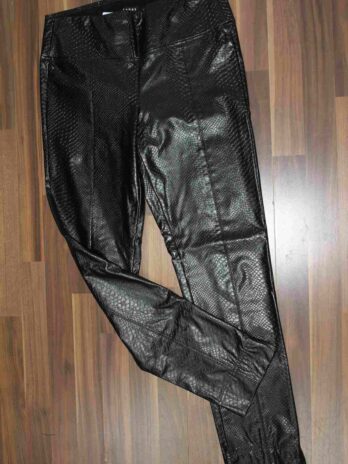 Hose „Jones“ 40 in Schwarz Kunstleder