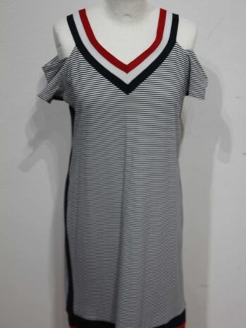 Kleid „No Name“ 38 in Rot|Weiß|Blau gestreift