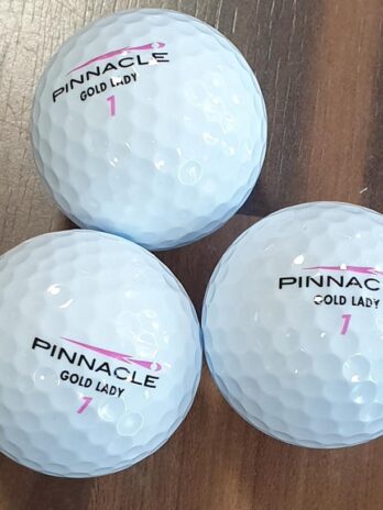 Golfbälle “ Pinnacle Gold Lady “ in Weiß 3 Stück NEU!