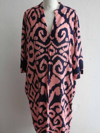 Kleid „Made in Italy“ Größe 40|42 in Dunkelblau|Rosa