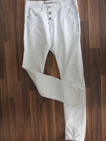 Jeans „Please“ Größe S in Offwhite