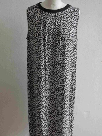 Kleid „Street One“ 40 in Grau|Weiß gemustert