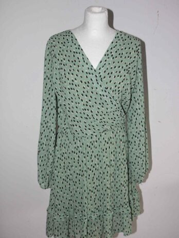Kleid „Sassy Classy“Größe S|M in Grün gemustert