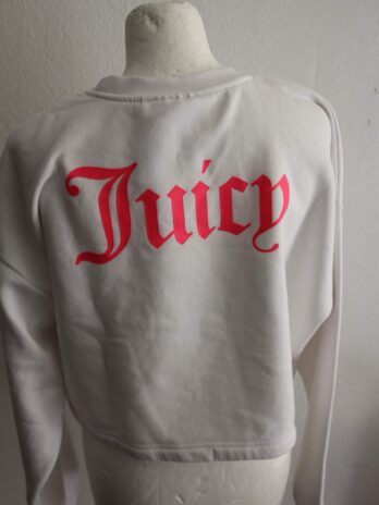 Sweater „Juicy Couture“ M in Weiß|Pink