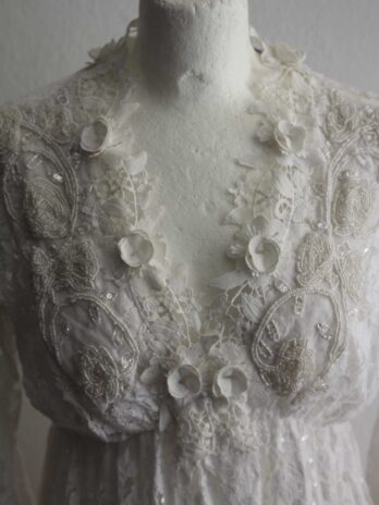 Kleid „Antica Santoria“Größe 36|38 in Weiß/Spitze NEU!
