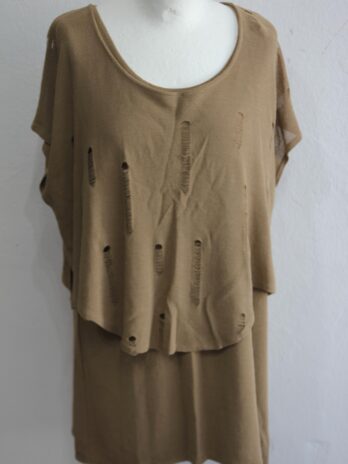Pulli „Philomena Christ“ Größe M|L in Schlamm 2-Teilig