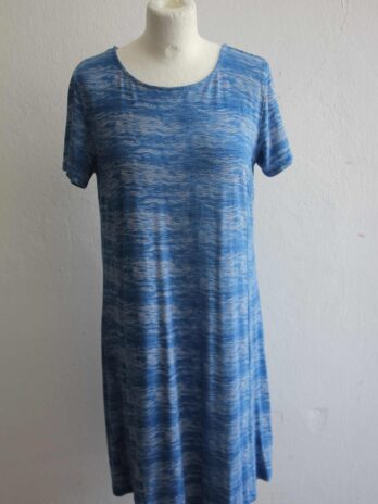 Kleid „Nala“ 36 in Blau|Weiß gemuster