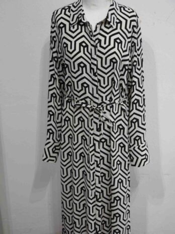 Kleid „Vila“Größe 40 in Offwhite|Schwarz