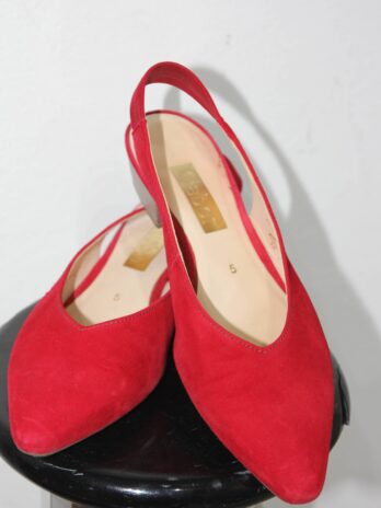 Sandale „Gabor“ 38 in Rot Leder