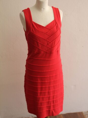 Kleid+Weste „Betty Barclay“ Größe 38 in Hummerrot