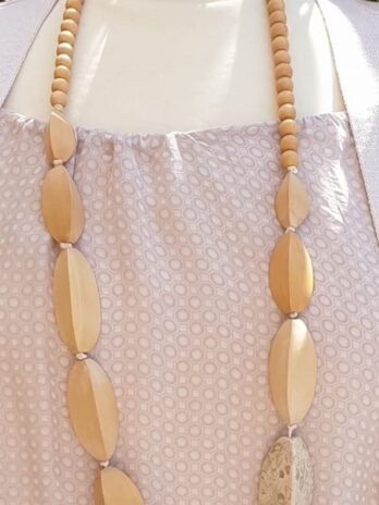 Kette “ Bijou Brigitte “ in Beige