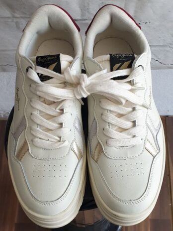 Sneakers “ Pepe Jeans “ Größe 40 in Weiß/Offwhite