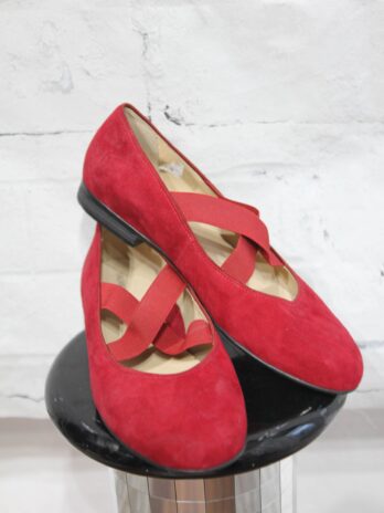 Ballerinas „Salamander“Größe 39 in Rot Leder NEU!