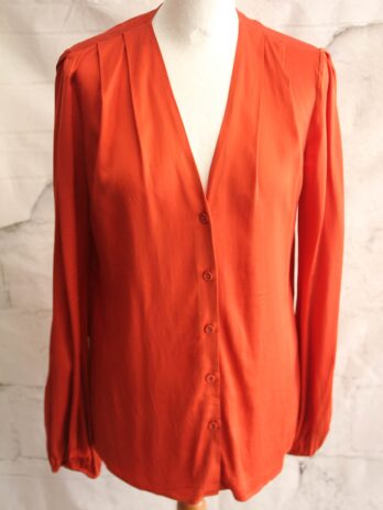 Bluse „Patrizia Pepe“Größe 38 in Terracotta