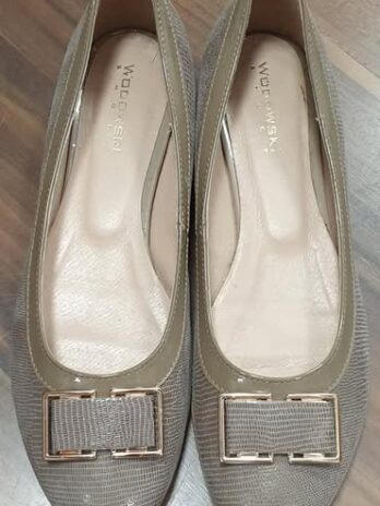Ballerinas “ Wodowski “ Größe 39 in Schlamm/Leder