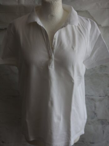 Poloshirt „Donnell“ 40 in Offwhite Kurzarm