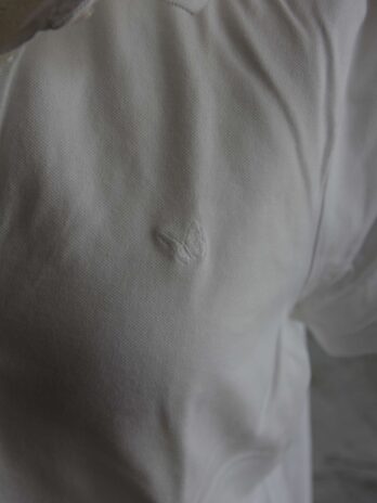 Poloshirt „Donnell“ 40 in Offwhite Kurzarm