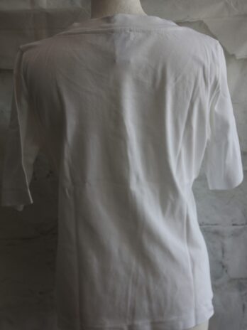 Shirt „Donnell“ 40 in Offwhite Kurzarm