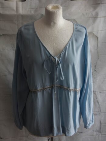 Bluse „Jones“ 42 in Hellblau