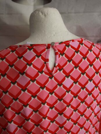 Shirt „Jones“ 36 in Rosa|Rot|Grau