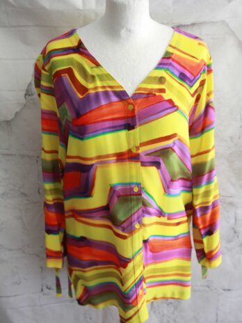 Bluse „Jones“Größe 36 in Bunt gemustert