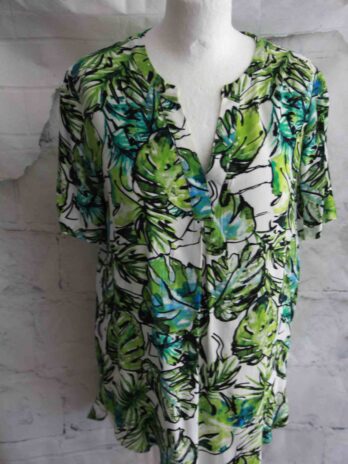 Bluse „Jones“ 36 in Grün|Türkis