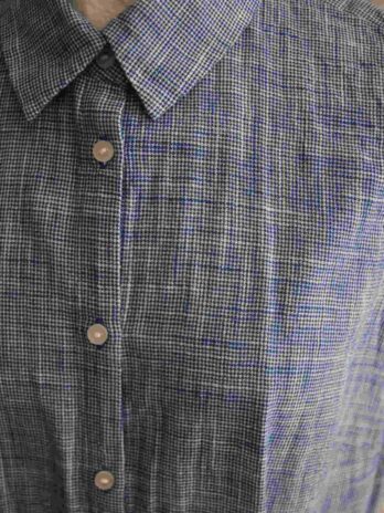 Bluse „Tom Tailor“ 40 in Blau|Weiß