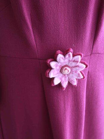 Kleid “ Die Dirndlmacherei “ Größe 42 in Zyklame massgeschneidert