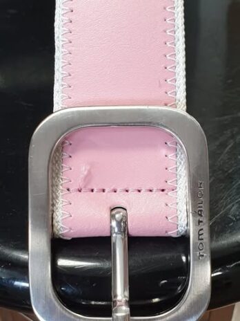 Gürtel “ Tom Tailor “ in Rosa/Leder Länge 75cm