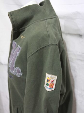 Sweaterjacke „Aeronautica“Größe 40 in Oliv