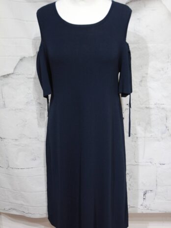 Kleid „Hallhuber“Größe XL in Dunkelblau mit Cut Outs