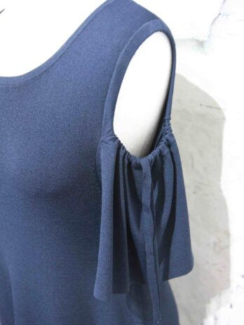 Kleid „Hallhuber“Größe XL in Dunkelblau mit Cut Outs