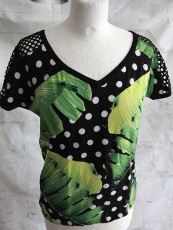 Pulli „Passioni“Größe 38 in Grün|Gelb|Schwarz