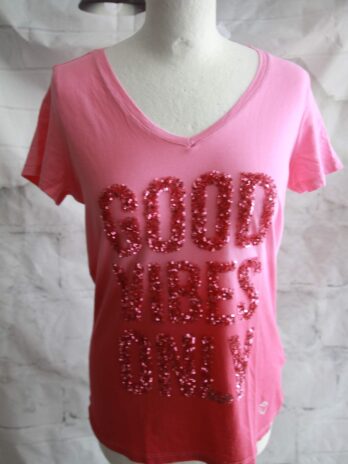 Shirt „Key Largo“ 36 in Pink mit Pailletten