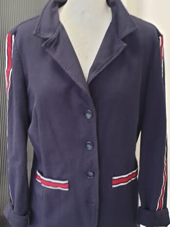 Blazer “ Aust “ Größe 38 in Dunkelblau/Rot/Weiß