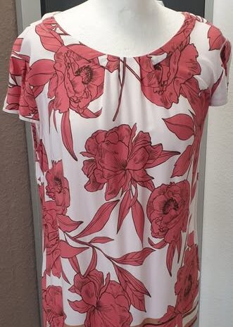 Bluse “ Betty & Co “ Größe 36 in Rosa/Weiß floral
