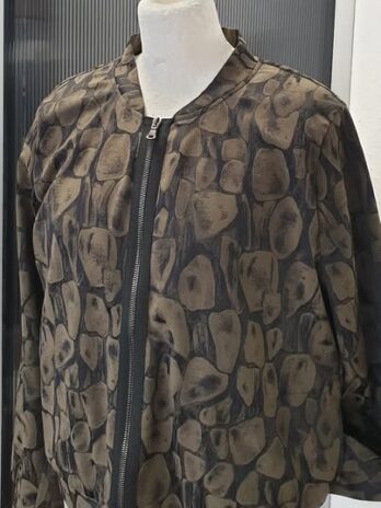 Jacke “ Jones “ Größe 42 in Khaki/Schwarz NEU!